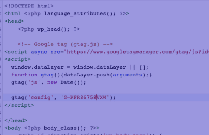 How to Add Google Analytics 4 to WordPress Blog Post Header