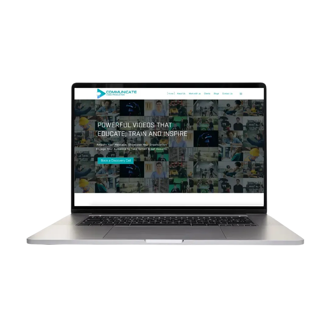 Diseño antiguo para Communicate video Production