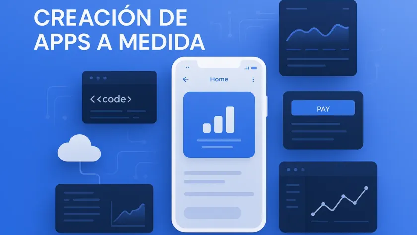 Creación de apps a medida – desarrollo personalizado para empresas y soluciones digitales escalables