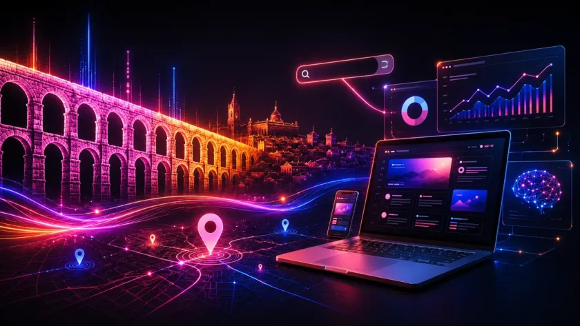 Marketing digital en Segovia para mejorar la visibilidad online de empresas locales con SEO, diseño web e IA Marketing